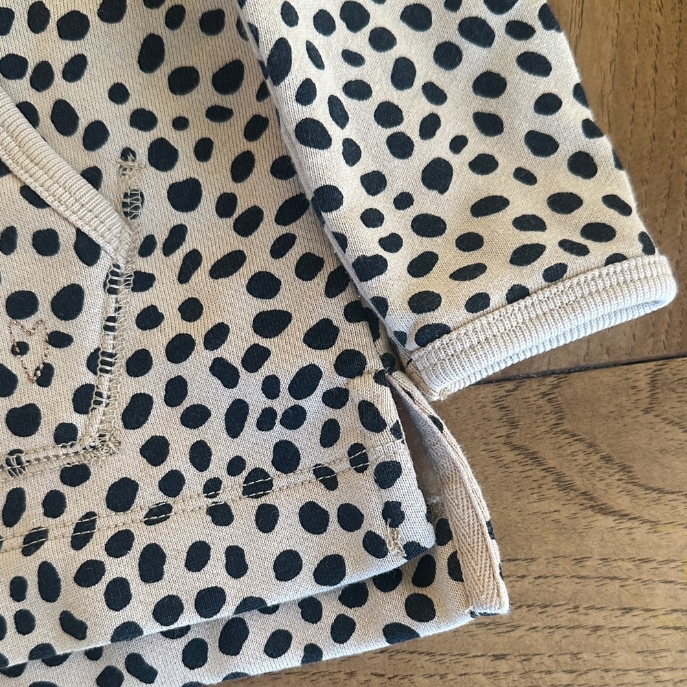 Girls XS (4-5) Crewcuts by J.Crew Polka Dot Turtleneck Sweater fleece lined - Picture 6 of 6